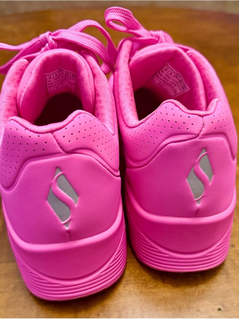 Skechers Hot Pink Women's Air-Cushioned Athletic Sneakers - Picture 11 of 16